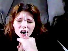 角質, ブルネット, 顔射