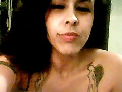 webcam, amatør, tatovering