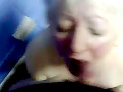 Cumming in mouth of my mature wife