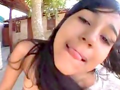 brunette, anal