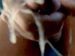 tiro cum, masturbação, pov