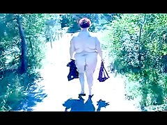 publiekelijk vertoon, afstrijker, buiten, grote maten (bbw), bdsm