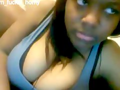 webcam, pechos, ébano, negro