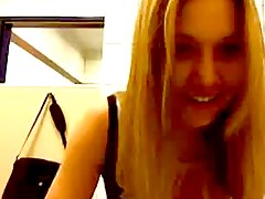webcam, în public, blond, având, mâncare fetiș