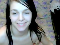 roztomilé, brunetky, masturbace, webcam