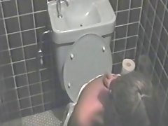 Pretty Asian Girl Masturbates in the Little Girls Room