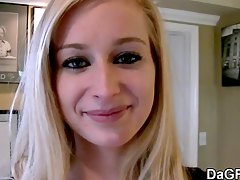  Innocent blonde schoolgirl gets fucked and facialized