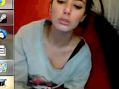tetas, caliente, webcam
