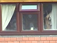 Caught on cam Nice tits across the road
