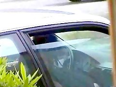 amateur, voyeur, nudismo público, follando en el coche