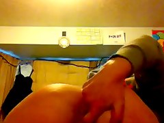 anal, culo, orificio trasero, amateur, dedos