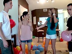 Fucked after her birthday party