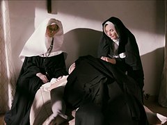 Lesbian nun gets fingered