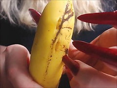 banana, legato, legate mani e piedi