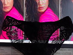 Katrina Kaif cum Tribute with panty