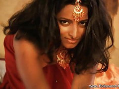 Dark Beauty From Exotic India Having Solo Fun