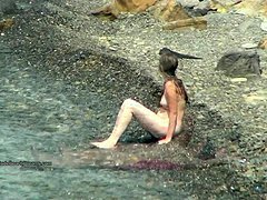 nudismo público, nudistas, recopilación, europeas, playa