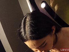 thaï, pov, ladyboy, gros seins, asiatique