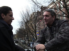 beskidt tøs, fisse, europæisk, nøgne bryst, store bryster
