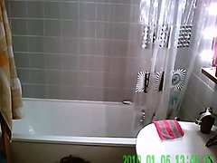 nøgne bryst, brystvorter, brusebad, webcam, af sig selv