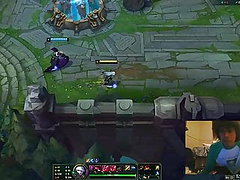 Live League of Legends plus victory ass play and feet scrap