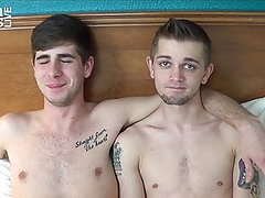 JasonSparksLive - Tattooed bottom fucked hard by cute jock