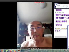gamle bedstefar, cumshot, webcam