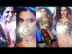 Deepika Padukone triple cum tribute by oiled desi BBC cock