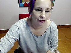 latina, ela mesma, masturbação, webcam, deslumbrante