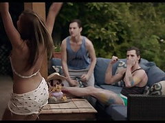 amerikanske piger, sexet, nøgne bryst, bag kulisserne, nederdel