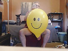Two Smiley Balloons: Pop and Cum - 6-21 - Balloonbanger 