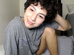 teenie, feucht, masturbation finger, webcam, brünette