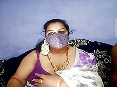 妻, 美しい脂肪女性, インド, 贈る, 角質