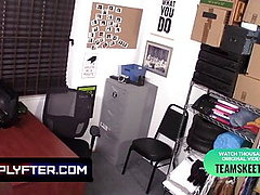 Blonde Big Boobed Skylar Vox Gets Banged In The Backroom