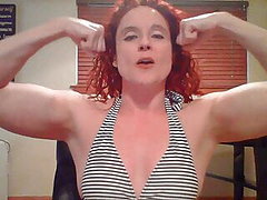 rousse, muscle, mature