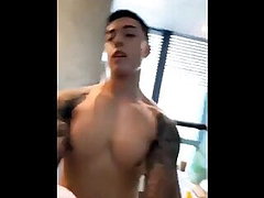 chaud, sexy, anal, muscle, asiatique