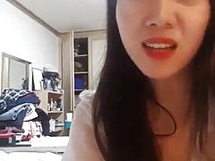 coreana, broche, mamilos, webcam