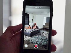 telefon, aldatma, ev yapımı seks video kamera, koca, yatak