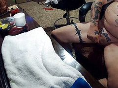 Αμερικανός κορίτσια, τατουάζ, Μαλακία με το χέρι, Χοντρό πρωκτικό, παιχνίδια, πρωκτικό σεξ