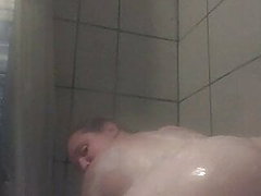 Snowbunny2158 in action in bubble bath blowing soapy kisses