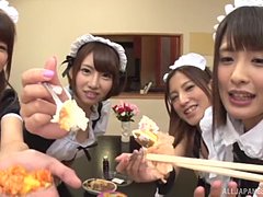nana, groupe, massage, japonais