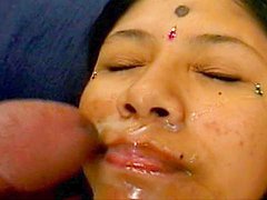 インド, 三人, 顔射, ハードセックス, 小さなおっぱい