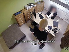 LOAN4K. Real estate agent lets the bank worker penetrate her