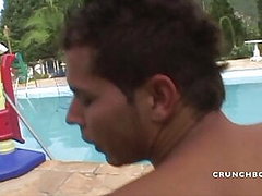 1187 two straight boys fucking near the swimming pool for fu