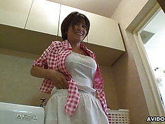 Japanese lady Meguru Kosaka is enjoying,uncensored