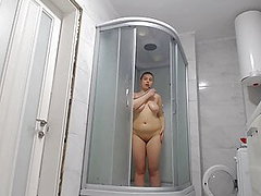 russe, doigts masturbent, ados, salle de bain, lesbienne