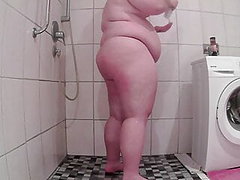 wank, brusebad, smukke fedt kvinder, webcam, onanerer