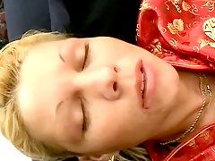 Hot blonde babe loves eating big cocks and fucking their asshole